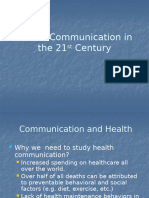 Health Communication 21stcentury