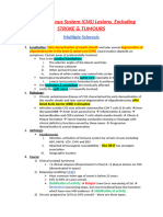 (DONE) Central Nervous System (CNS) Lesions, Excluding STROKE & TUMOURS