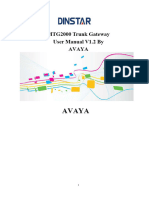 MTG2000 Trunk Gateway User Manual V1.2