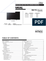 Sony Kdl-39r475a 42r474a 42r475a 46r475a Chassis Rb1tk Ver.2.0 Segm - Ba RM