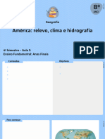 América: Relevo, Clima e Hidrografia: Geografia