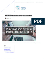 Principios para Formular Proyectos Turísticos - Entorno Turístico