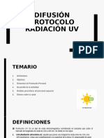 Capacitación y Difusión de Protocolo de Radiación UV