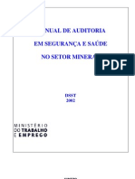 Manual de Auditoria em Segurança e Saúde No Setor Mineral