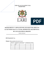 Reservorio Rectangular 2500m3