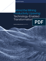 Behind The Mining Productivity Upswing Technology Enabled Transformation