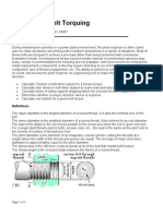 Bolt Torquing Analysis