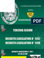 Curso Trasversal Legislación Vinculada A La Legislación Policial DL 1267 y DL 1149