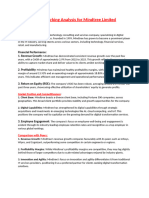 Benchmarking Analysis For Mindtree Limited by Soumya Mund