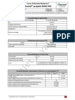 Béton Projeté - Carte D'identité Du BFUP Projeté Ductal SHG2 FM (2017)