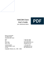 FAXCOM Client User's Guide