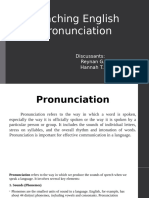 Importance of Teaching Pronunciation