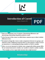 Introduction of Correlation