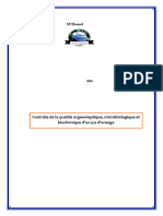 Mémoire Finale Pour Analyser Le Jus