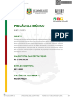 Pregão Eletrônico: Objeto