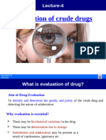 008 Evaluation of Crude Drugs