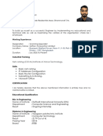 Resume of MD Salman Rahman