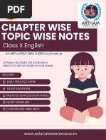 Class 10 English Chapter Wise Topic Wise Notes Chapter 3 Two Stories About Flying