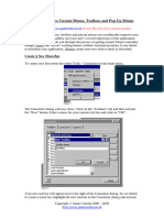 Microsoft Access Menu and Tool Bars