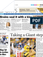 Taking A Giant Step: Bruins Seal It With A Kiss