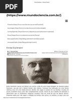 Emile Durkheim - Mundo Ciência