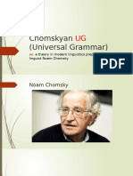 Chomskyan UG (Universal Grammar) Year 2 - Copie