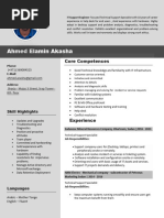 My Resume - Ahmed