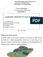 CH 2 Le Bassin Versant Et Son Complexe