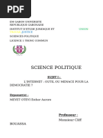 Science Politique