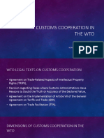 Customs Cooperationinthe WTO