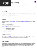 Google - Machine Learning Glossary