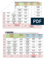 CRP Time Table 21ST-27TH Oct 2024