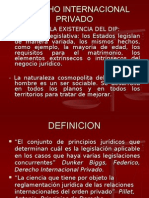 Derecho Internacional Privado