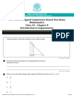 Cbse Class 10 Maths Competency Based Questions Chapter 8