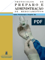 Preparo e Administração de Medicamentos