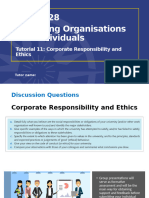 Tutorial 11 - Corporate Responsibility and Ethics