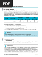 J01-09 Fiche Pratique - La Présentation Des États Financiers