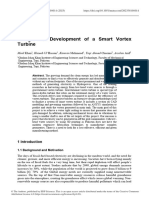 Design and Development of A Smart Vortex Turbine