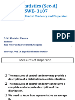 Measures of Dispersion