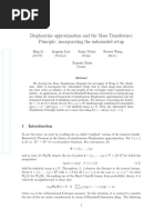 Diophantine Approximation and The Mass Transference Principle: Incorporating The Unbounded Setup