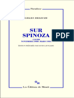 Sur Spinoza