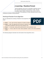 Machine Learning - Random Forest