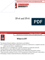 Ipv4 and Ipv6: University Institute of Engineering (Uie)