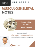 DR Ta7 Musculoskeletal System Notes 2024 PDF 2ji