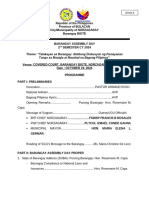 Annex A - Programme Template