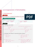 Ch1 Développement Factorisation