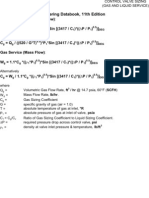 Control Valve Sizing