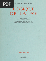 Logique de La Foi - Henri Bouillard - 1964 - Anna's Archive