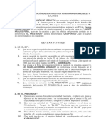 Contrato de Prestación de Servicios Por Honorarios Asimilables A Salarios Krauss