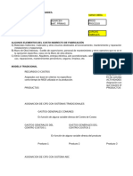 Taller Ejemplo, Ejercicios Resueltos y Casos de CostosABC - 2022 Ver 1